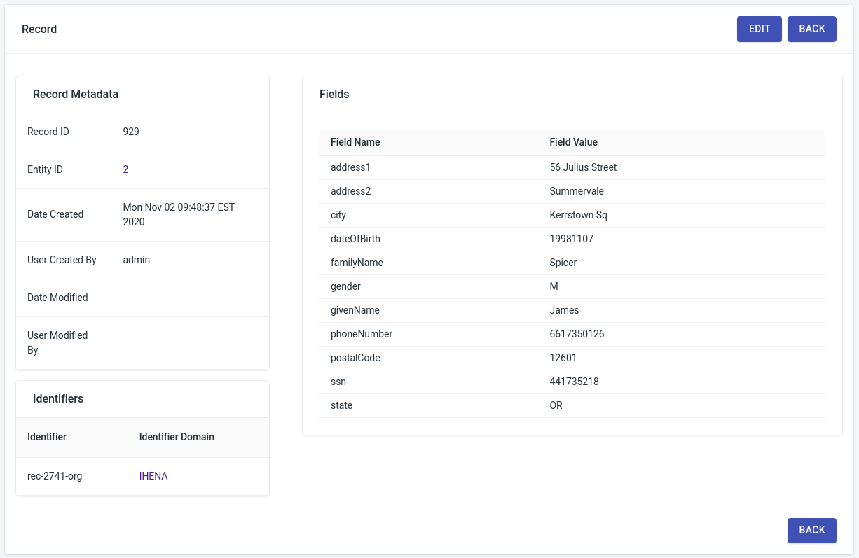 Search Page screenshot