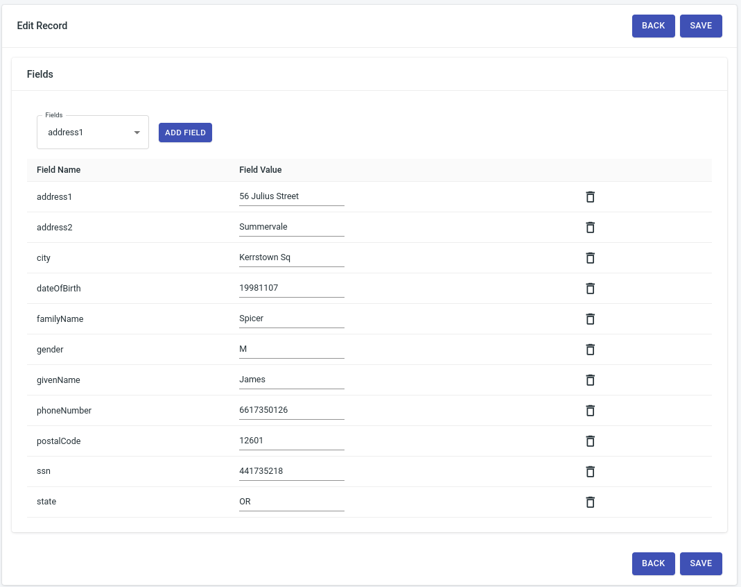 Search Page screenshot