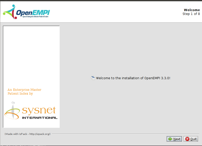 Installation using the Installer screenshot