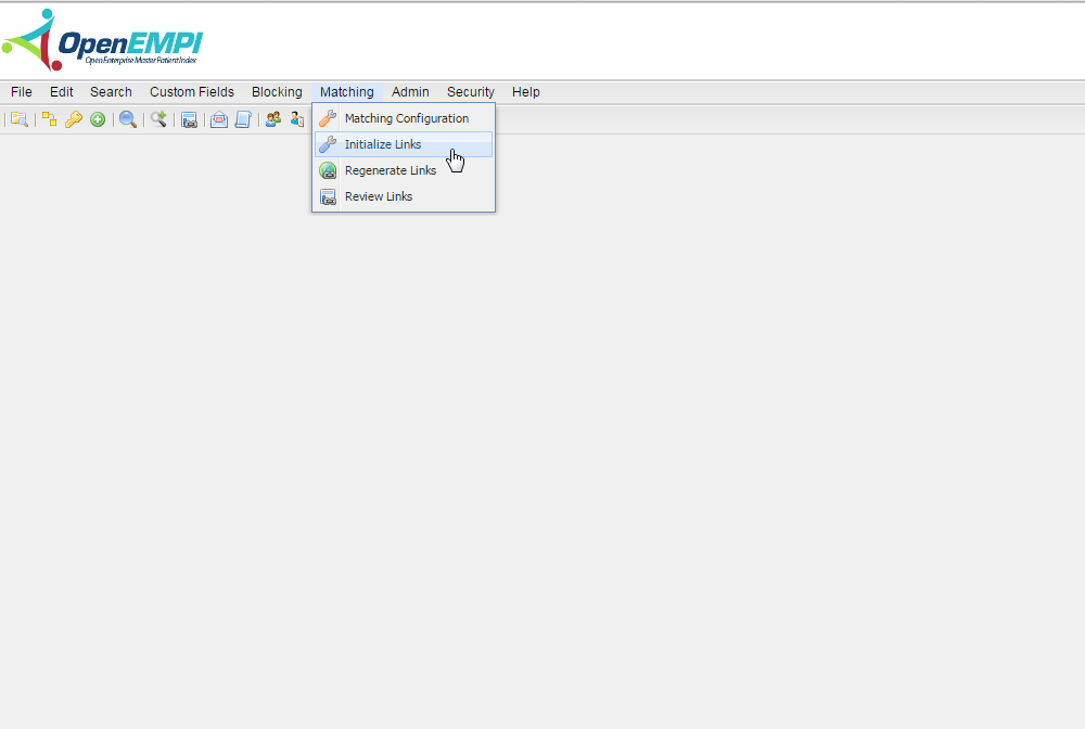 Initialize Links screenshot