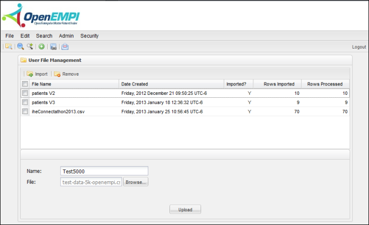 File screenshot