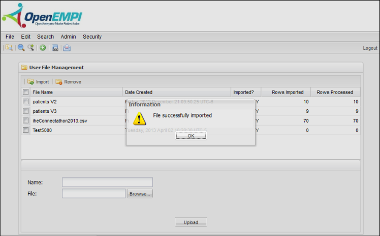 File screenshot