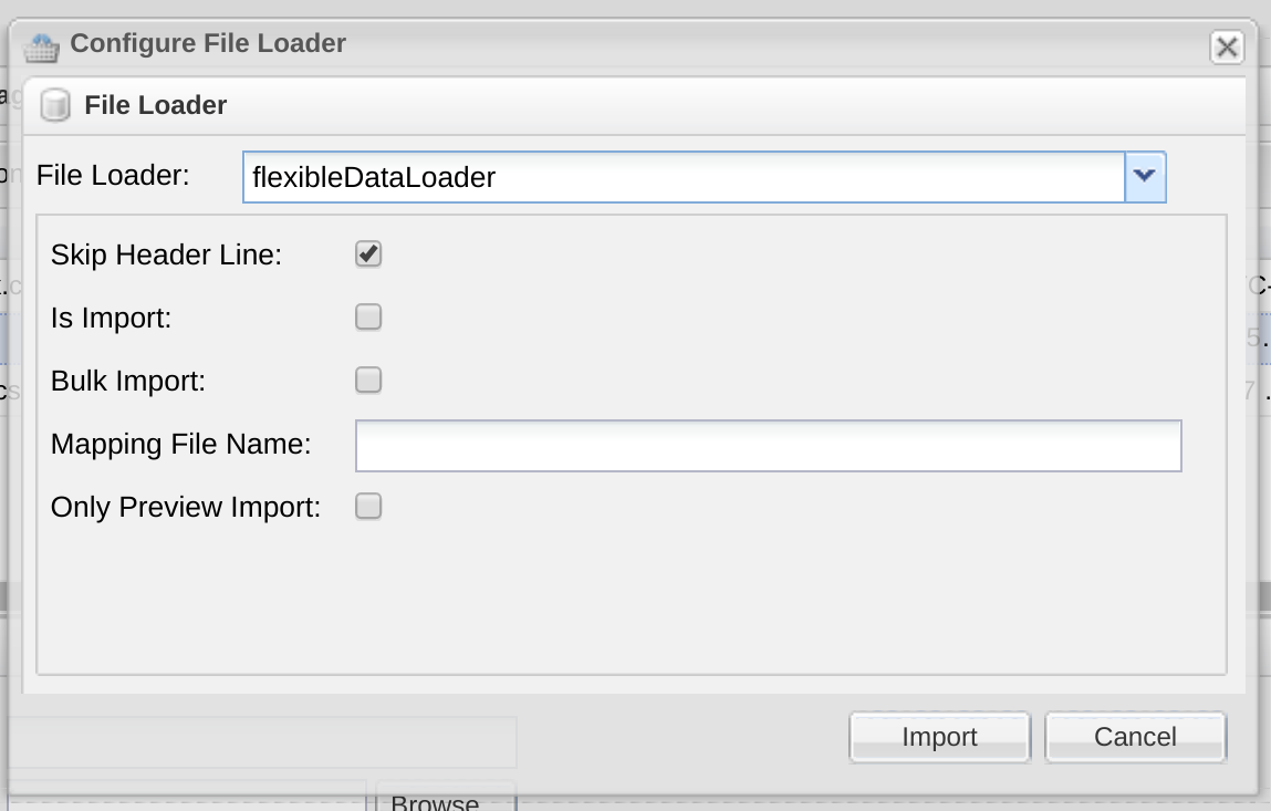 Flexible Data Loader screenshot