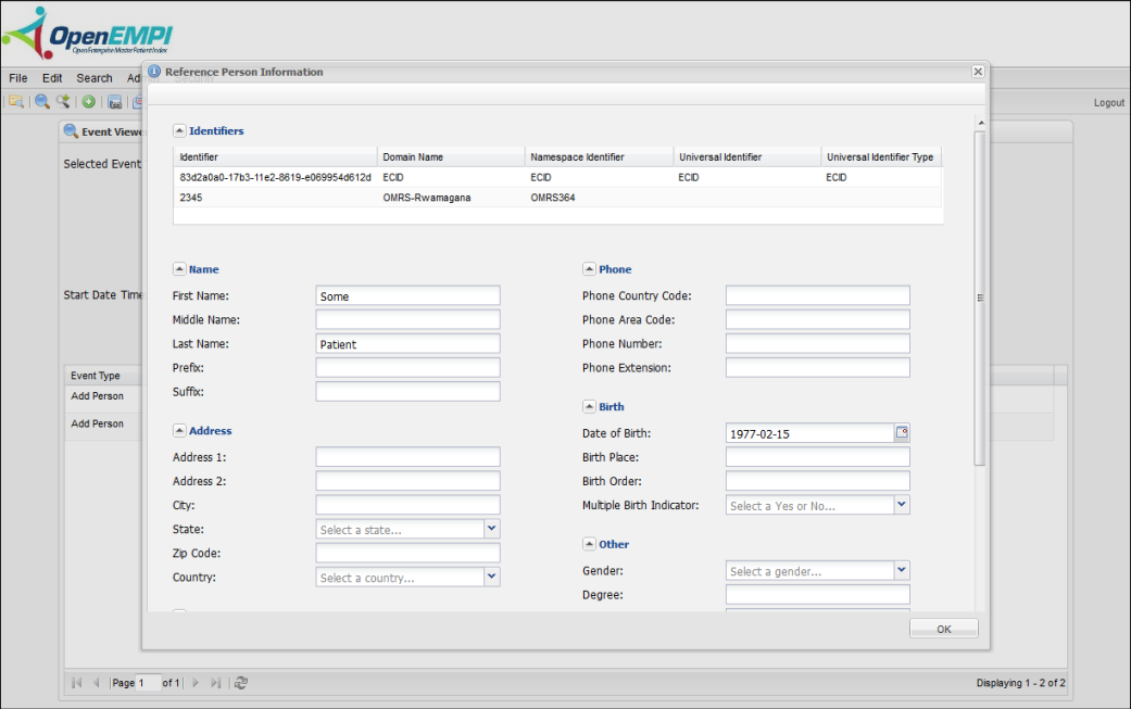 Event Viewer screenshot