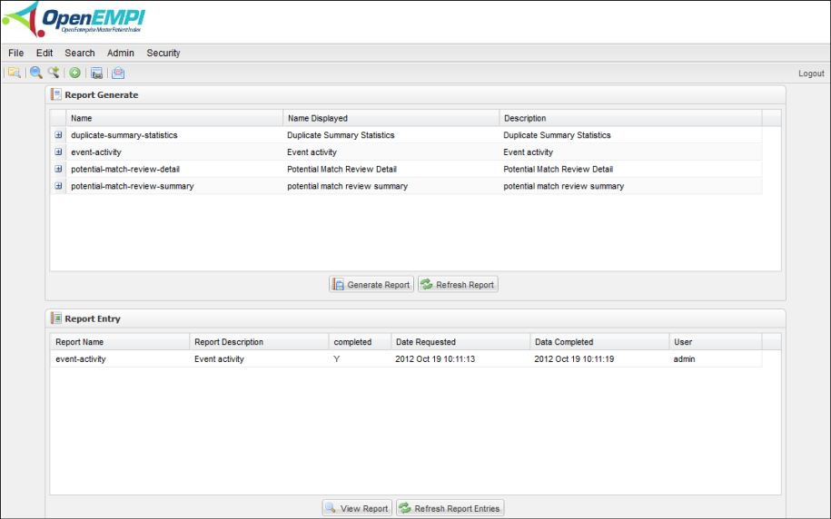 Report Generator screenshot