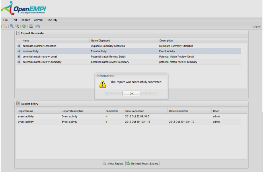 Report Generator screenshot