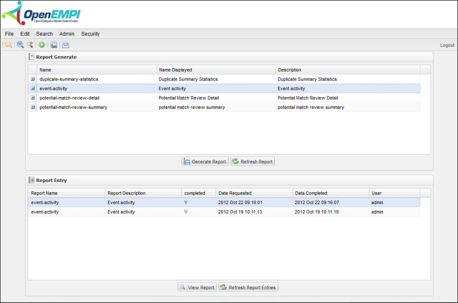 Report Generator screenshot