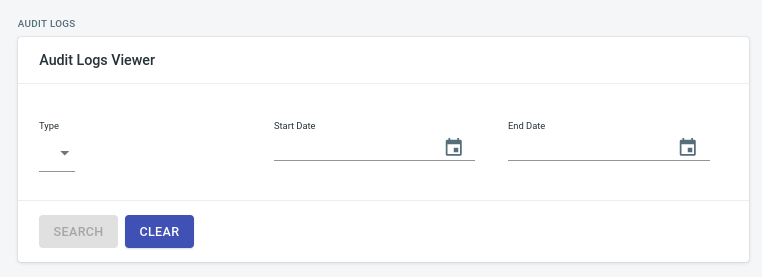 Audit Logs Page screenshot